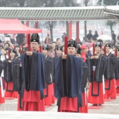 集美端午祭祀著漢服祭先賢