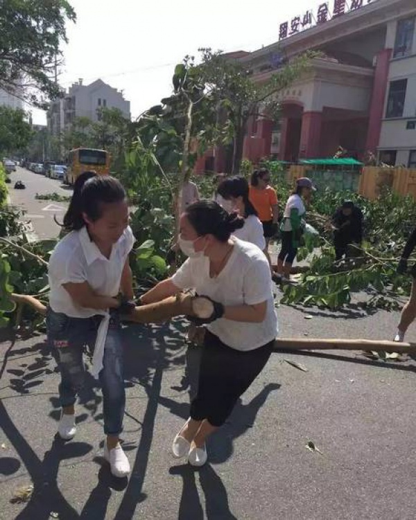 慘遭最強臺風蹂躪，廈門人居然還笑得出來