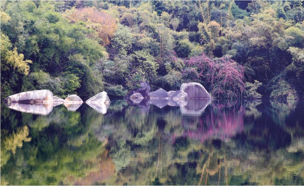 萬石涵翠的山海園林