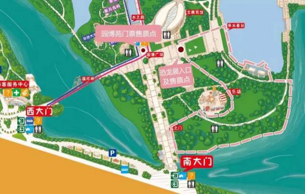 嚇尿！園博苑驚現(xiàn)“侏羅紀(jì)公園”，恐龍復(fù)活了？！