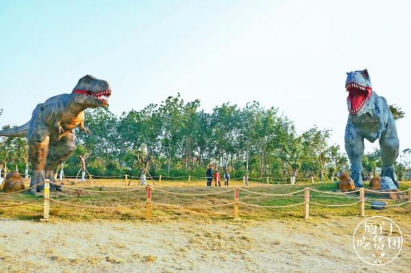 嚇尿！園博苑驚現(xiàn)“侏羅紀(jì)公園”，恐龍復(fù)活了？！