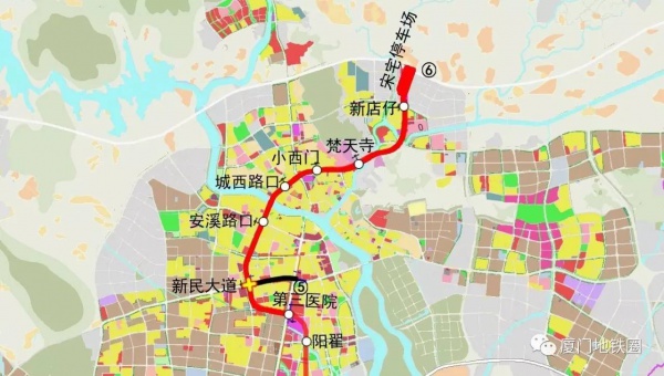 解讀|廈門地鐵6號線線路走向及站點介紹