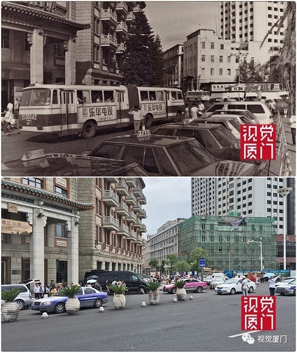 55組廈門中山路今昔對比，驚艷了整整80年，越看越感動