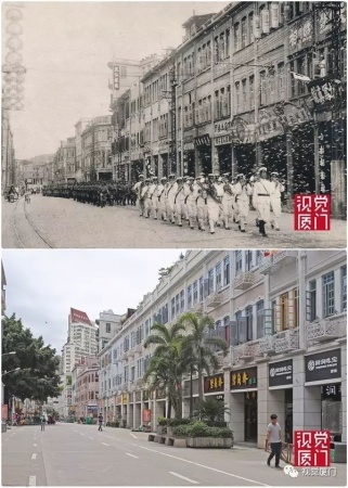 55組廈門中山路今昔對比，驚艷了整整80年，越看越感動